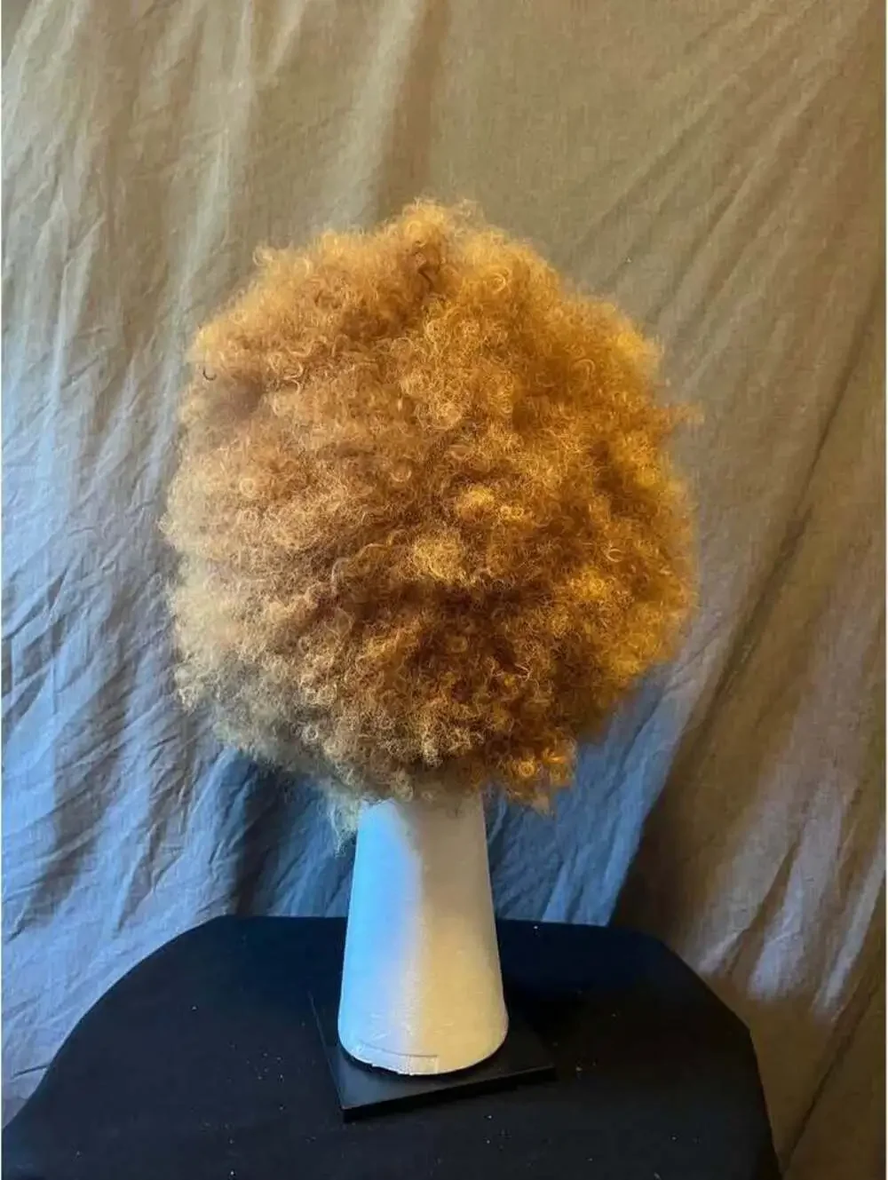 Honey Blonde Afro Wig